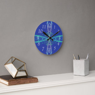 Cross Roads Round Clock