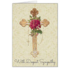 Cross Rose Holy Rosary Condolence Sympathy