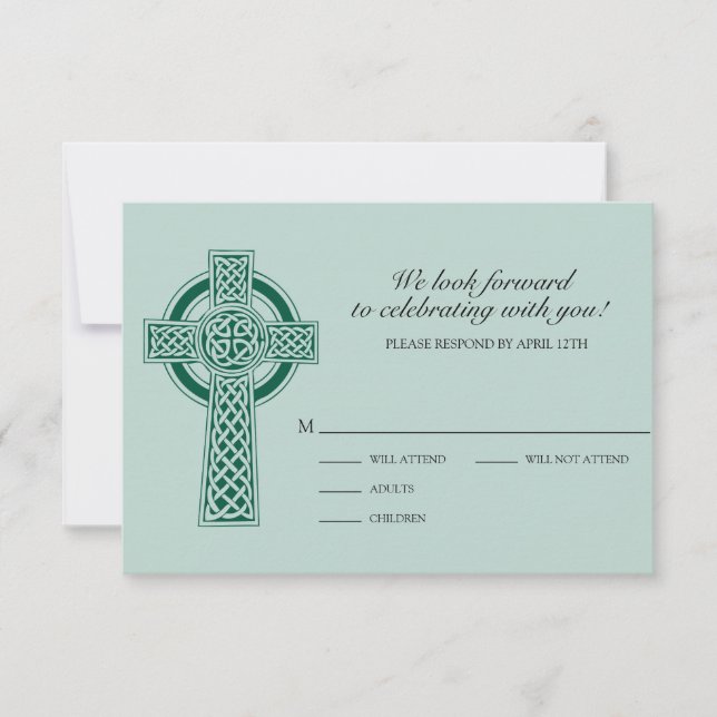 Cross RVSP Card (Front)