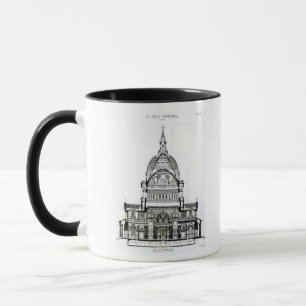 Cross section of St. Paul's Cathedral Mug