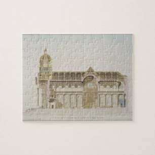 Cross Section of the Church of St. Jacques, Brusse Jigsaw Puzzle