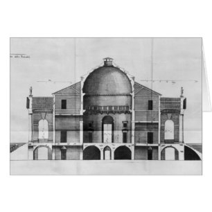 Cross-section of the Villa Rotonda near
