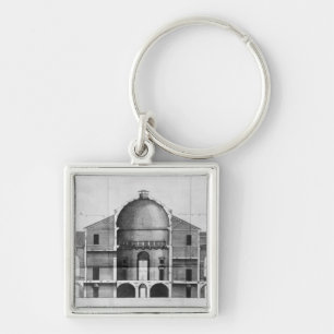 Cross-section of the Villa Rotonda near Key Ring