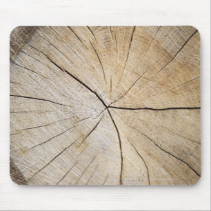 Cross section of tree trunk mouse mat