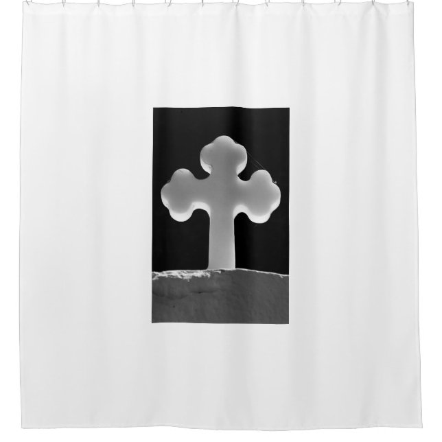 Cross Shower Curtain (Front)