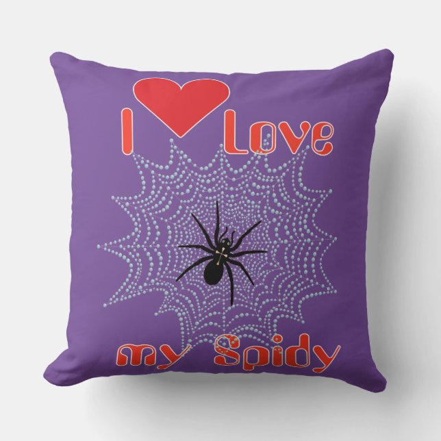 cross spider cushion (Front)