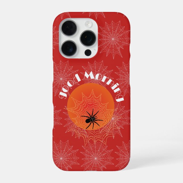 cross spider in the net iPhone shells Case (Back)