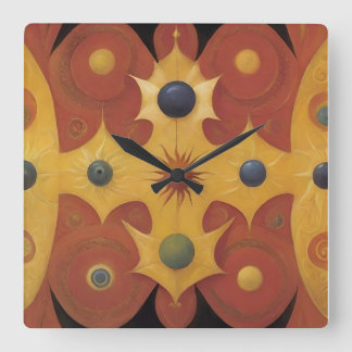 cross square wall clock