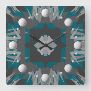 cross square wall clock