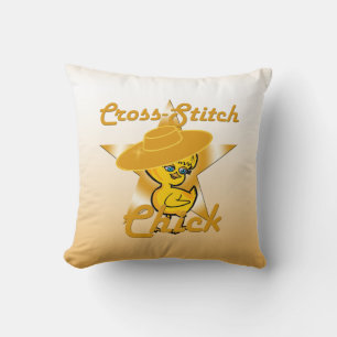 Cross-stitch Chick #10 Cushion