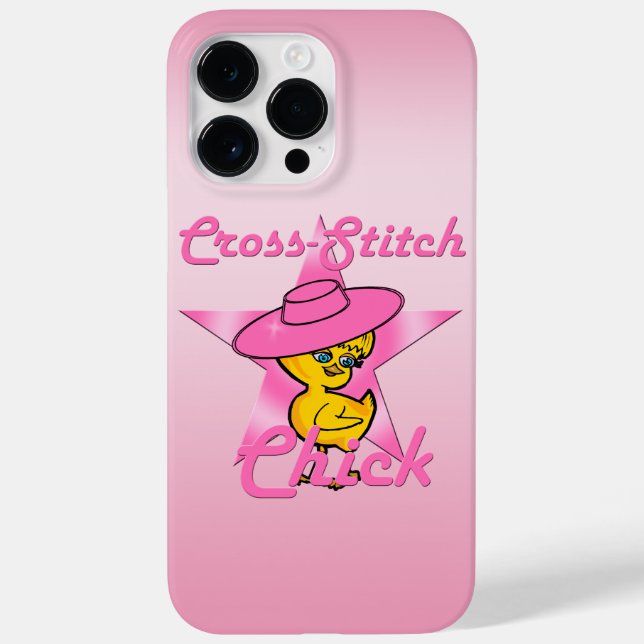 Cross-Stitch Chick #8 Case-Mate iPhone Case (Back)