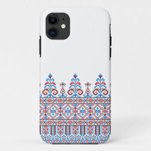 Cross-stitch design iPhone 11 case