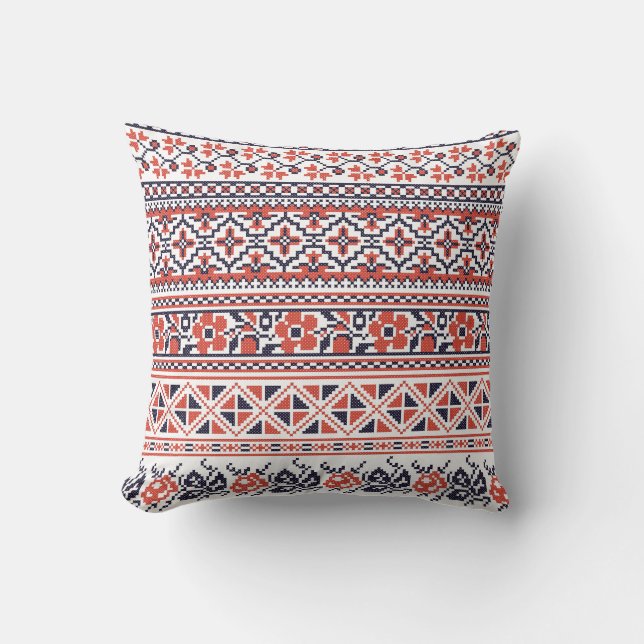 Cross-stitch design Patterns Cushion (Front)