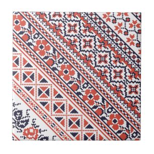 Cross-stitch design Patterns Tile