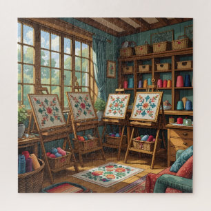 Cross Stitch Lovers Jigsaw Puzzle