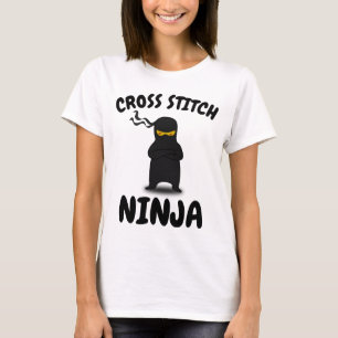 CROSS STITCH NINJA t-shirts