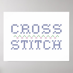 Cross Stitch Poster