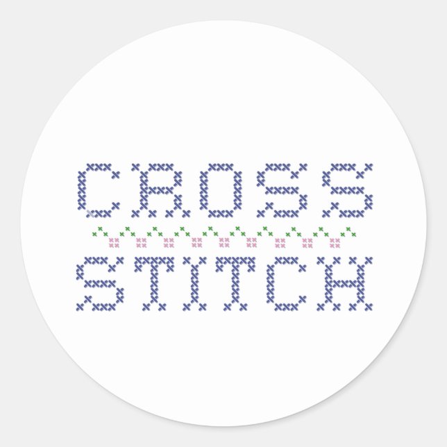 Cross Stitch Stickers (Front)