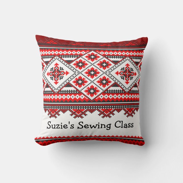 Cross Stitch Throw Pillows (Front)