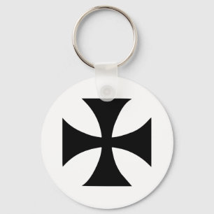 Cross Templar Key Ring