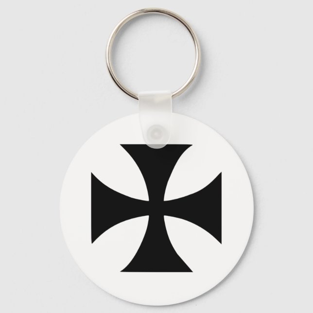Cross Templar Key Ring (Front)