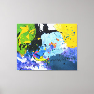 Cross the border canvas print