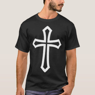 cross tip white empty arrow T-Shirt