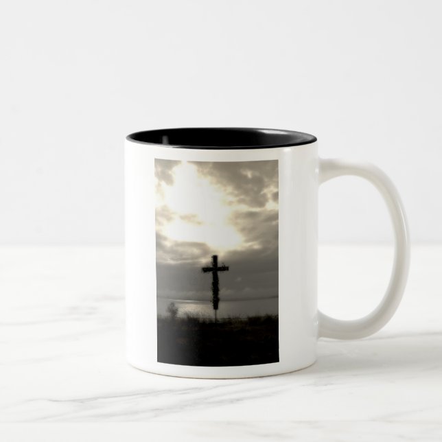 Cross Two-Tone Coffee Mug (Right)