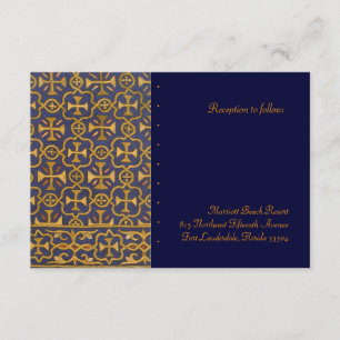 Cross Vestment Reception Enclosure Card