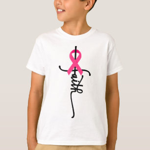 Cross Warrior Survivor Pink Ribbon Breast Cancer 2 T-Shirt