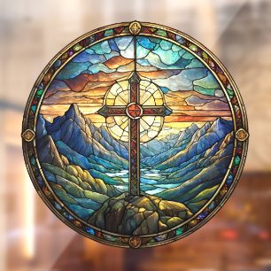 Cross Window Cling