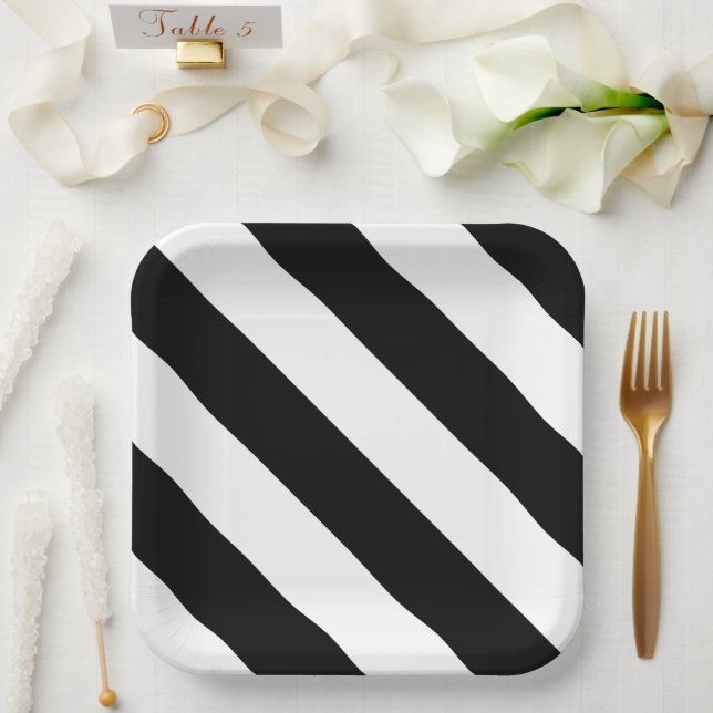 Crossbar Paper Plate (Wedding)