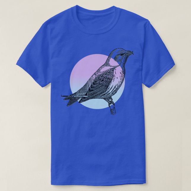 Crossbill Bird T-Shirt (Design Front)