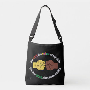 crossbody bag "END RACISM"
