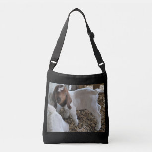 Crossbody Bag with Baby Goat