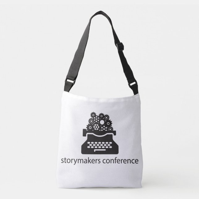 Crossbody Bag with Black Logo (Front)