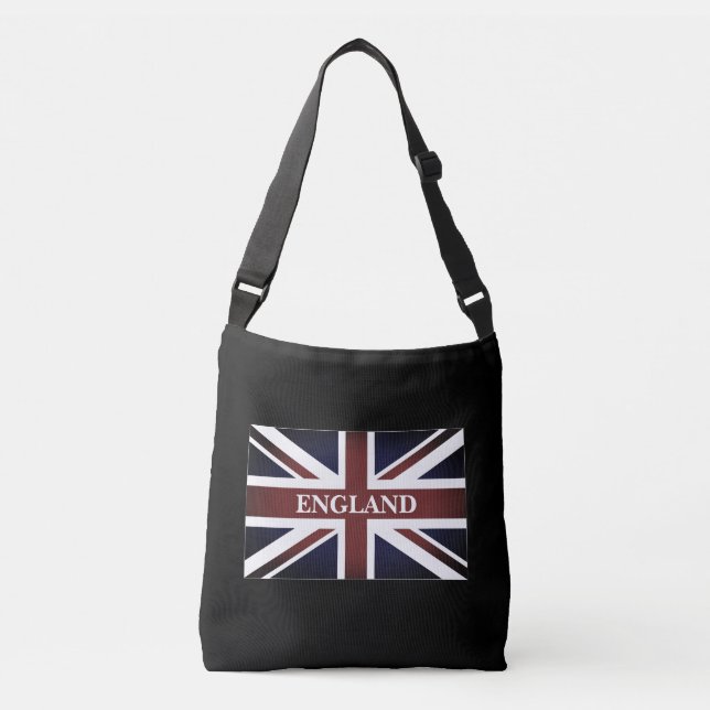 Crossbody bag with British union jack flag (Front)