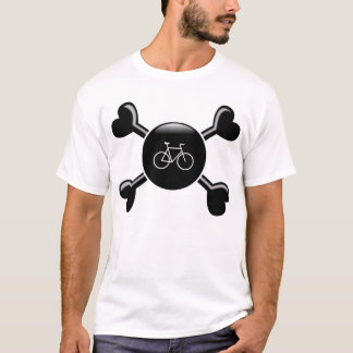 Crossbones Bicycling T-Shirt