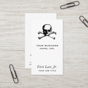 Crossbones Business Card