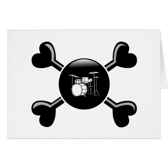 Crossbones Drums (Front Horizontal)