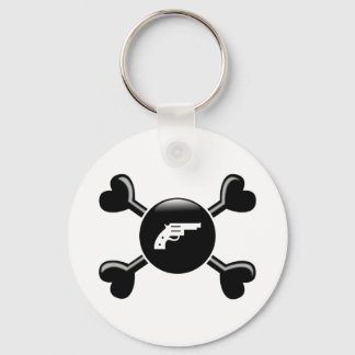 Crossbones Guns Key Ring