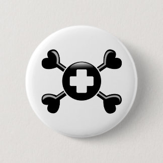 Crossbones Surgical Technology 6 Cm Round Badge