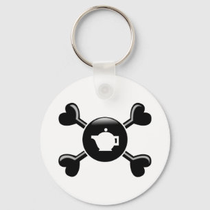 Crossbones Tea Key Ring