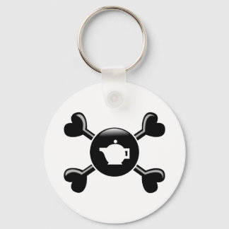 Crossbones Tea Key Ring