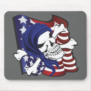 Crossbones USA Mouse Mat