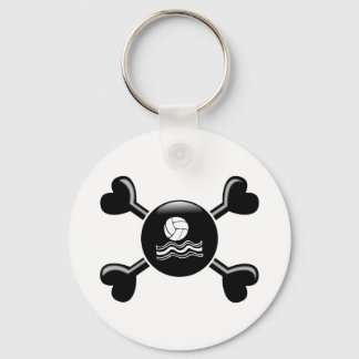 Crossbones Water Polo Key Ring