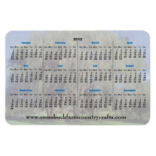 Crossbuck Farm 2012 Calendar Magnets
