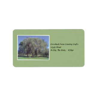 Crossbuck Farm Country Crafts  Address Label