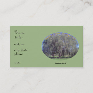 Crossbuck Farm Country Crafts Business Card