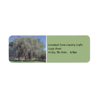 Crossbuck Farm Country Crafts Return Address Label
